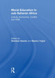 Book cover of: Moral Education in sub-Saharan Africa. By: Sharlene Swartz