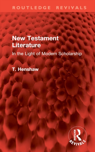 Book cover of: New Testament Literature
