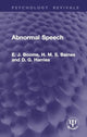 Book cover of: Abnormal Speech