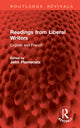 Book cover of: Readings from Liberal Writers. By: John Plamenatz