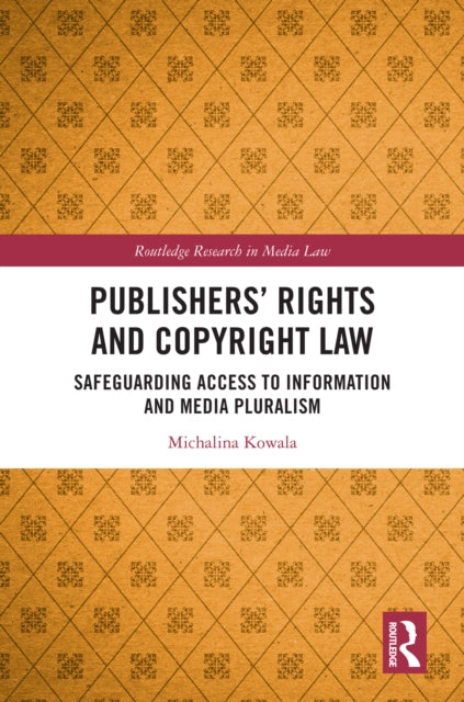 Book cover of: Publishers’ Rights and Copyright Law