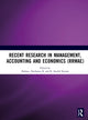 Book cover of: Recent Research in Management, Accounting and Economics (RRMAE). By: Hafinaz