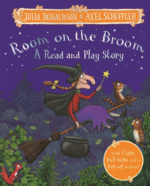 Book cover of: Room on the Broom: A Read and Play Story. By: Julia Donaldson