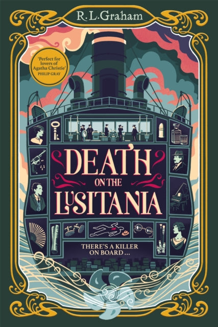 Book cover of: Death on the Lusitania. By: R. L. Graham