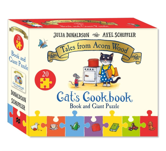Cat's Cookbook Book and Giant Puzzle Gift Set 9781035045815 DONALDSON, JULIA