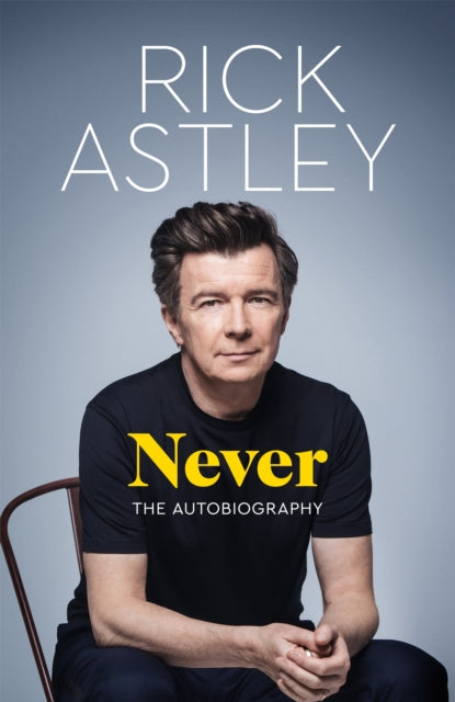 Book cover of: Never. By: Rick Astley