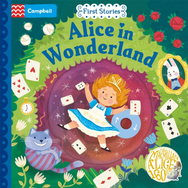 Alice in Wonderland, A Push, Pull, Slide Book 9781035054299 Campbell Books