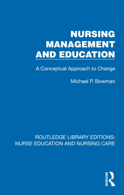 Book cover of: Nursing Management and Education