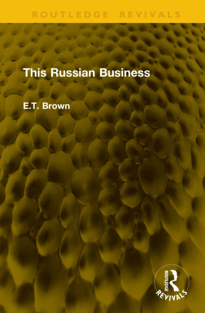 Book cover of: This Russian Business
