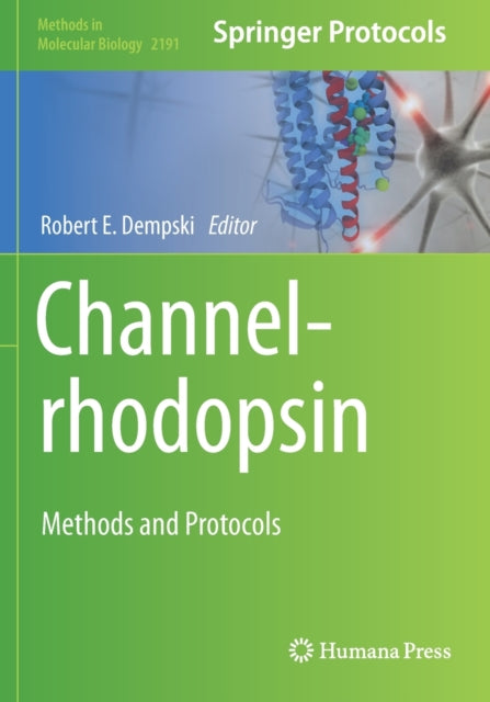 Book cover of: Channelrhodopsin. By: Robert E. Dempski