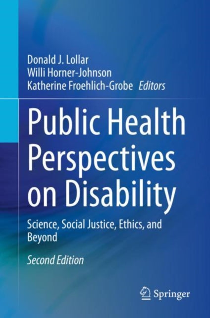 Book cover of: Public Health Perspectives on Disability. By: Donald J. Lollar