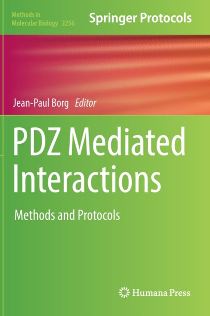 Book cover of: PDZ Mediated Interactions. By: Jean-Paul Borg