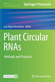 Book cover of: Plant Circular RNAs. By: Luis María Vaschetto