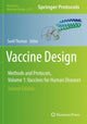 Book cover of: Vaccine Design. By: Sunil Thomas