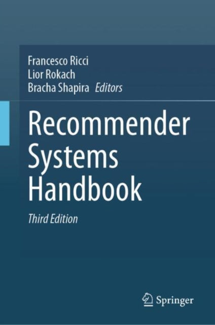 Book cover of: Recommender Systems Handbook. By: Francesco Ricci