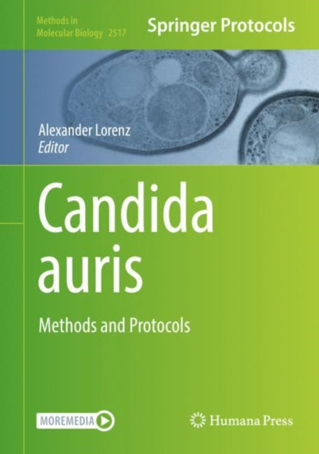 Book cover of: Candida auris. By: Alexander Lorenz