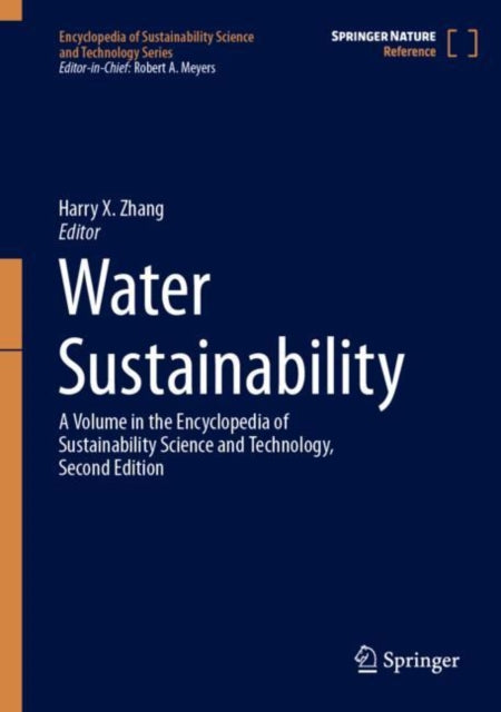 Book cover of: Water Sustainability. By: Harry X. Zhang