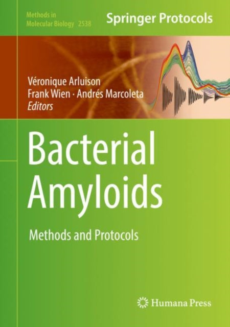 Book cover of: Bacterial Amyloids. By: Véronique Arluison