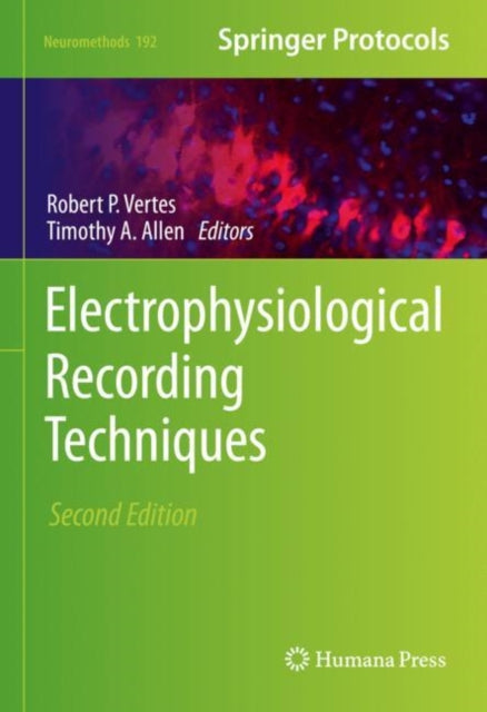 Book cover of: Electrophysiological Recording Techniques. By: Robert P. Vertes