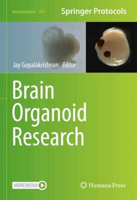 Book cover of: Brain Organoid Research. By: Jay Gopalakrishnan