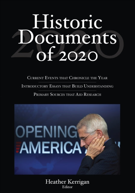 Book cover of: Historic Documents of 2020. By: Heather Kerrigan