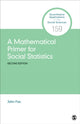 Book cover of: Mathematical Primer for Social Statistics. By: Fox, John, Jr.