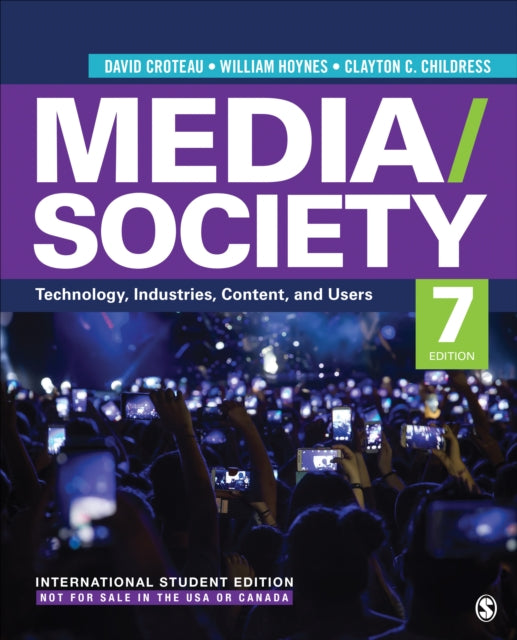 Book cover of: Media/Society - International Student Edition. By: David R. Croteau