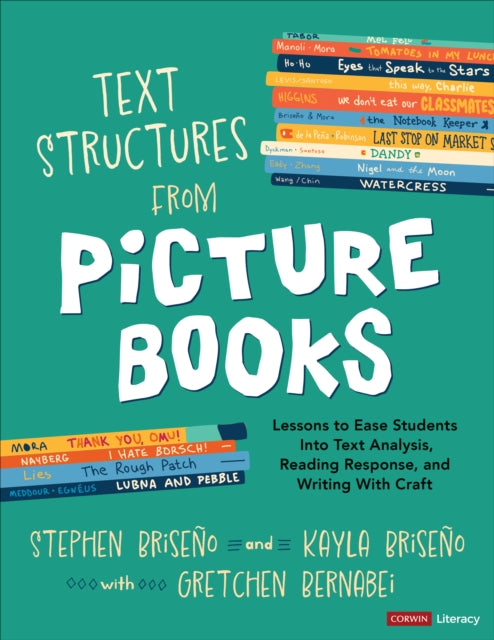 Book cover of: Text Structures From Picture Books [Grades 2-8]. By: Stephen Briseño