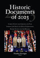Book cover of: Historic Documents of 2023. By: Heather Kerrigan