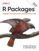 Book cover of: R Packages. By: Hadley Wickham