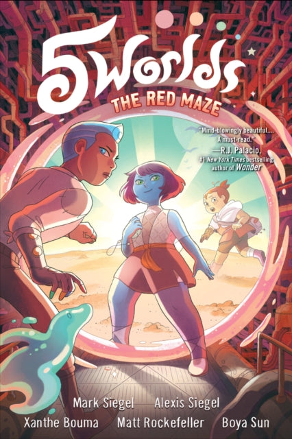 Book cover of: 5 Worlds Book 3: The Red Maze