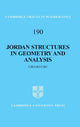 Book cover of: Jordan Structures in Geometry and Analysis. By: Cho-Ho Chu