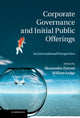 Book cover of: Corporate Governance and Initial Public Offerings. By: Alessandro Zattoni
