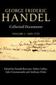 Book cover of: George Frideric Handel: Volume 1, 1609–1725. By: Donald Burrows