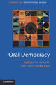 Book cover of: Oral Democracy. By: Paromita Sanyal