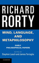 Book cover of: Mind, Language, and Metaphilosophy. By: Richard Rorty