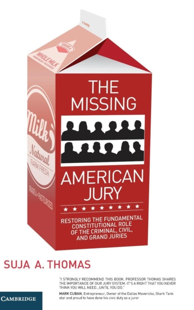 Book cover of: Missing American Jury. By: Suja A. Thomas