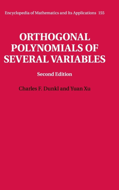 Book cover of: Orthogonal Polynomials of Several Variables. By: Charles F. Dunkl