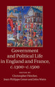 Book cover of: Government and Political Life in England and France, c.1300–c.1500. By: Christopher Fletcher