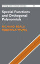Book cover of: Special Functions and Orthogonal Polynomials. By: Richard Beals