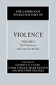 Book cover of: Cambridge World History of Violence. By: Garrett G. Fagan