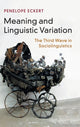 Book cover of: Meaning and Linguistic Variation. By: Penelope Eckert