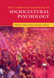 Book cover of: Cambridge Handbook of Sociocultural Psychology