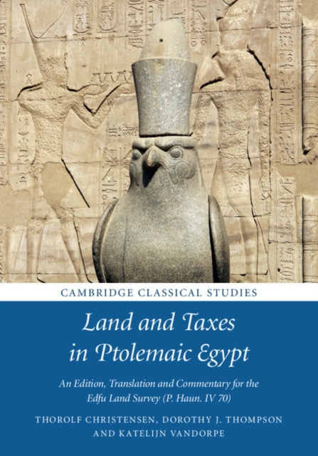 Book cover of: Land and Taxes in Ptolemaic Egypt. By: Thorolf Christensen
