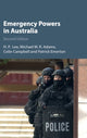 Book cover of: Emergency Powers in Australia. By: H. P. Lee