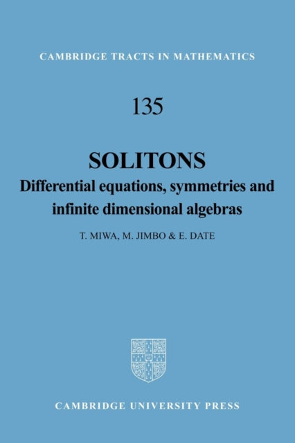 Book cover of: Solitons. By: T. Miwa