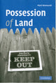 Book cover of: Possession of Land. By: Mark Wonnacott