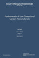 Book cover of: Fundamentals of Low-Dimensional Carbon Nanomaterials: Volume 1284. By: John J. Boeckl