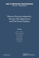 Book cover of: Electron-Emissive Materials, Vacuum Microelectronics and Flat-Panel Displays: Volume 621. By: Kevin L. Jensen