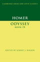 Book cover of: Homer: Odyssey Book IX. By: Egbert J. Bakker